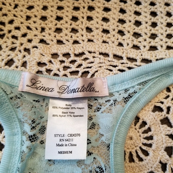 Linea Donatella Rinestone Tank top - Picture 6 of 7